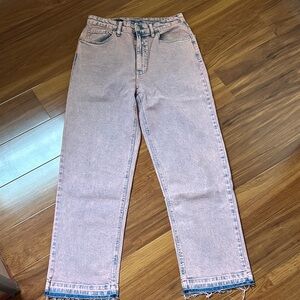 wild fable Straight-Leg Jeans in Light Pink Wash